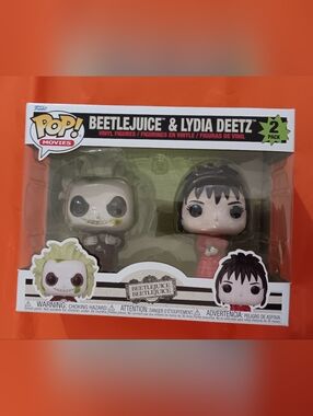 Funko Pop! Movies Beetlejuice & Lydia Deetz 2-Pack (New)